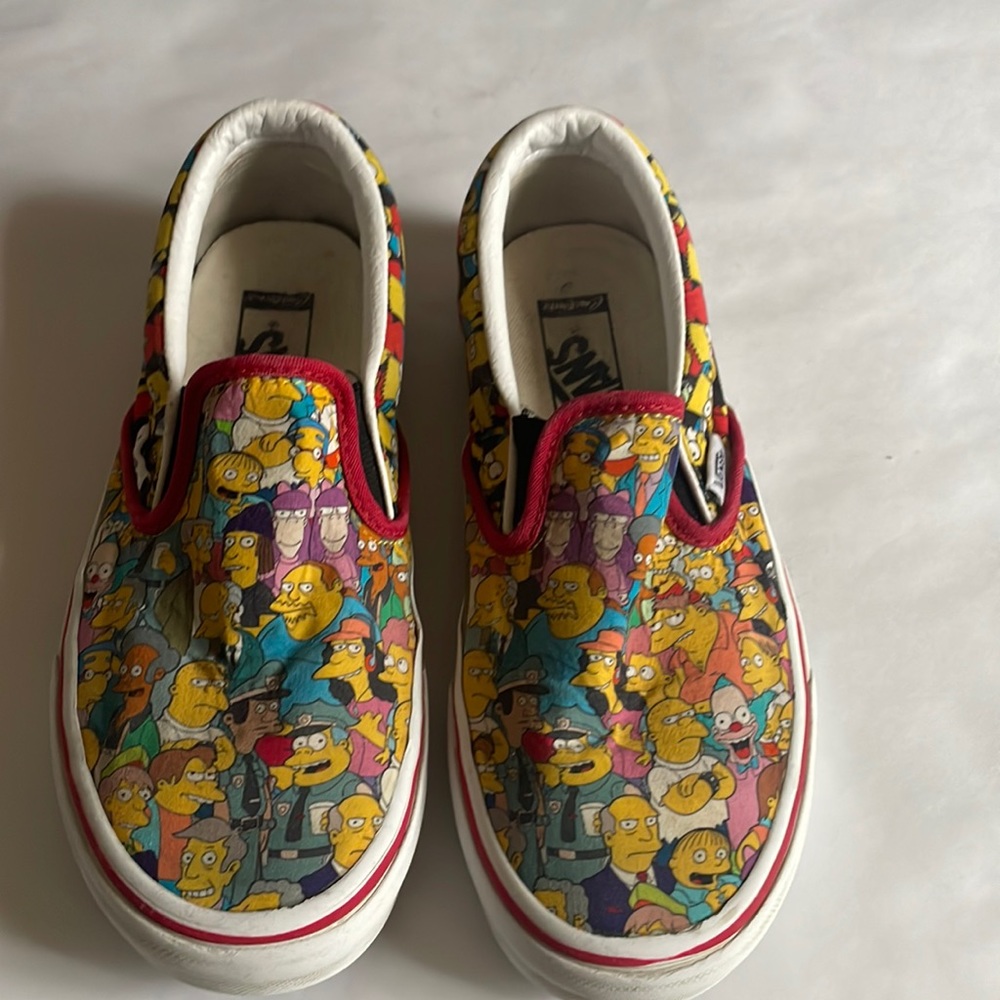 Simpson Vans shoes for boys